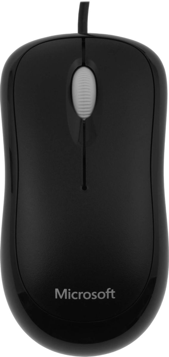 Мышь Microsoft Basic Optical Mouse Black, оптическая, проводная, USB, черный [p58-00057]